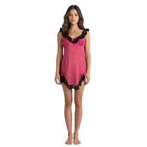 Seductivewear by Cinema Pink Nighty & Bottom Set Size M